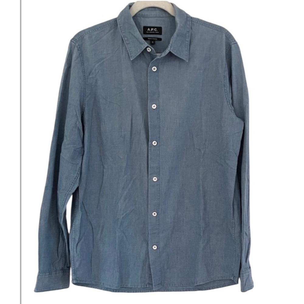 A.P.C. Denim long sleeved Shirt